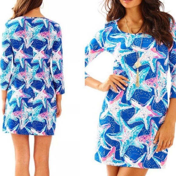 Lilly Pulitzer Dresses & Skirts - Lilly Pulitzer Beacon Star Struck T-shirt Dress